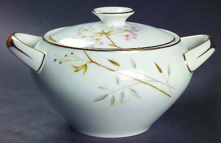 Dawn (Gold) Sugar Bowl & Lid