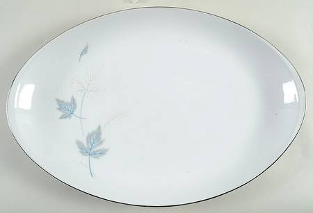 Dawn (Platinum) 16" Oval Serving Platter