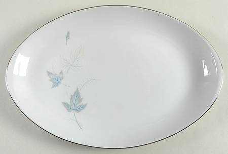 Dawn (Platinum) 11" Oval Serving Platter