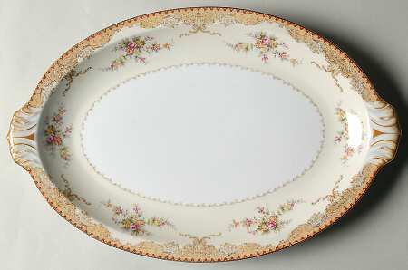 Derby 15" Oval Serving Platter by Meito