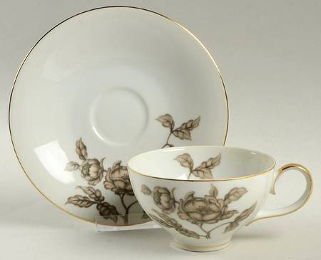 Desert Rose Flat Cup & Saucer Set