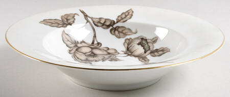 Desert Rose Rim Soup Bowl