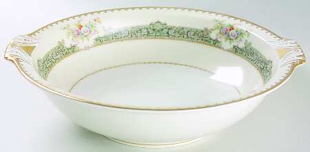 Dexter (Empire Shape) 10" Round Vegetable Bowl by Meito