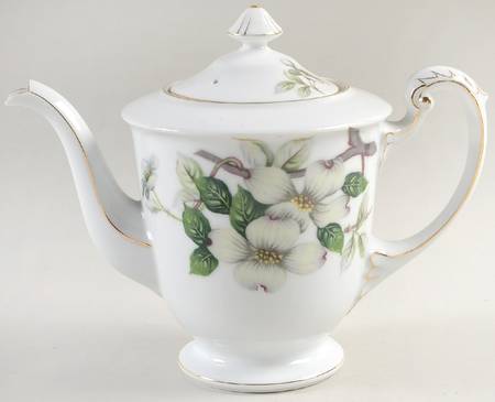 Dogwood Teapot & Lid