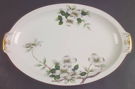 Dogwood 17" Oval Serving Platter