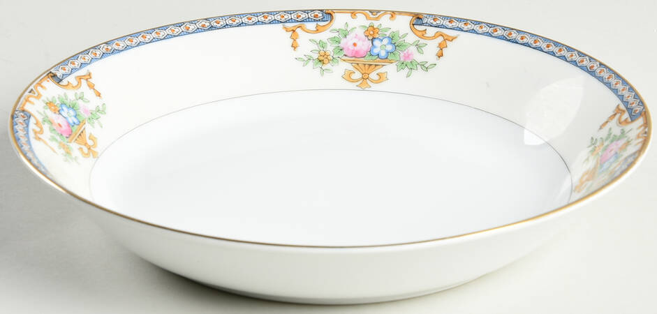 Dolores (Gold Trim) Coupe Soup Bowl
