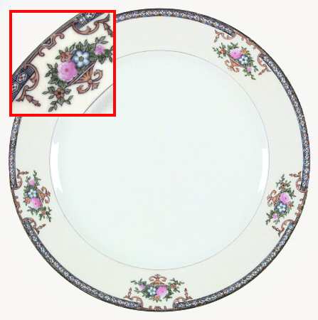 Dolores (Gold Trim) Dinner Plate