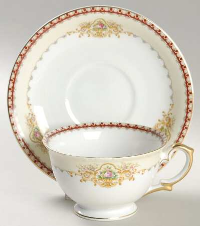 Dover Footed Cup & Saucer Set