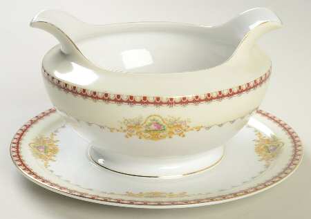 Dover Gravy Boat with Attached Underplate