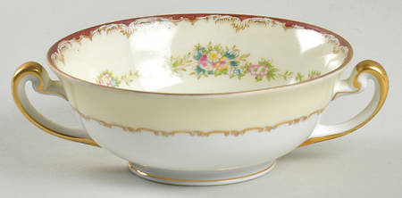 Dubarry Footed Cream Soup Bowl