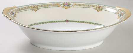 Dublin (Floral Urns) 11" Oval Vegetable Bowl
