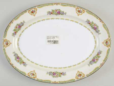 Dublin (Floral Sprays) 16" Oval Serving Platter