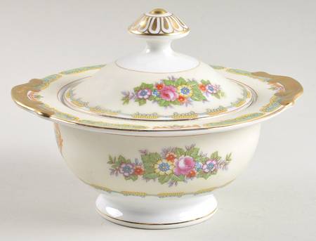 Dublin (Floral Sprays) Sugar Bowl & Lid
