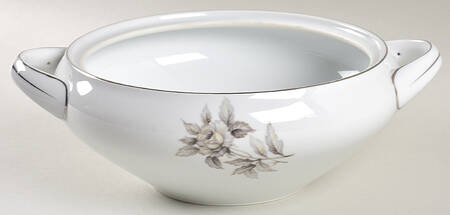 Dusk Rose Round Vegetable No Lid
