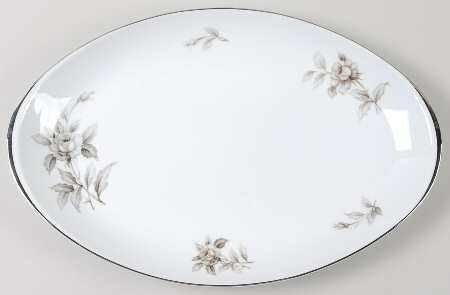 Dusk Rose 15" Oval Serving Platter