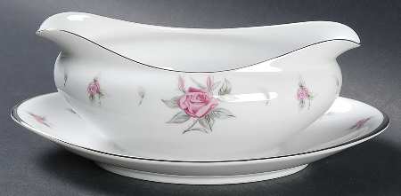 Engagement Gravy Boat with Attached Underplate