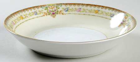 Fantasy (Multicolor Flowers) Coupe Soup Bowl