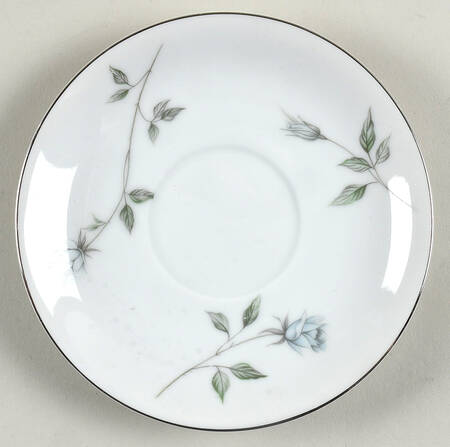 Fleurette (Coupe, Platinum Trim) Saucer