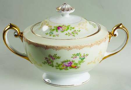 Flora Sugar Bowl & Lid