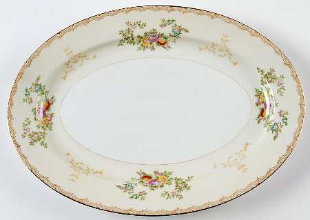 Flora 12" Oval Serving Platter
