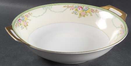 Formal Garden 9" Round Vegetable Bowl