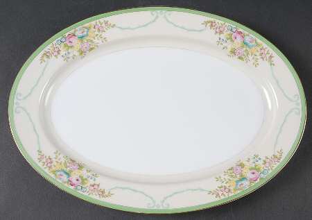 Formal Garden 12" Oval Serving Platter