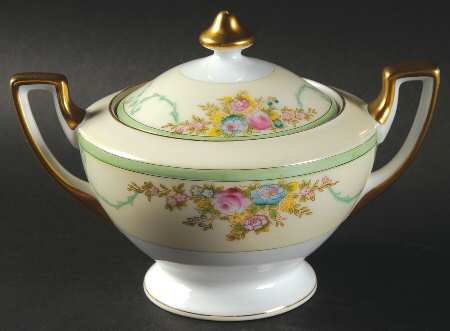 Formal Garden Sugar Bowl & Lid
