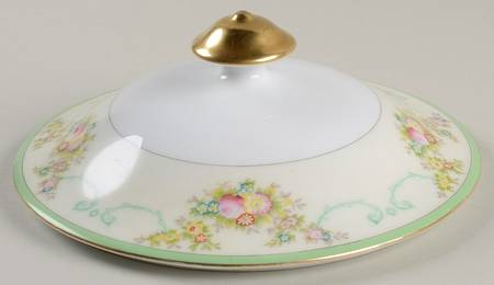 Formal Garden Lid for Round Vegetable