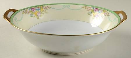 Formal Garden 10" Round Vegetable Bowl