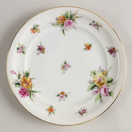 Garden Rose Salad Plate