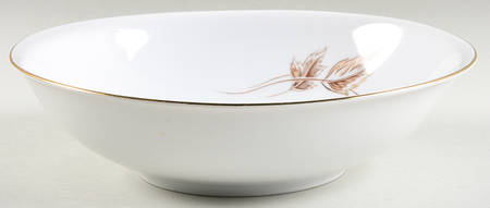 Golden Autumn 9" Round Vegetable Bowl