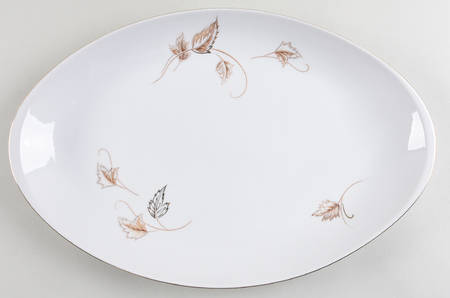 Golden Autumn 16" Oval Serving Platter