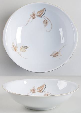 Golden Autumn 9" Round Vegetable Bowl