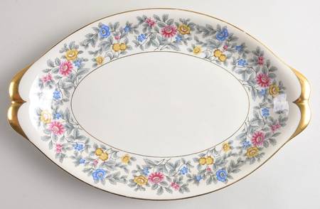 Grayson 13" Oval Serving Platter by Meito
