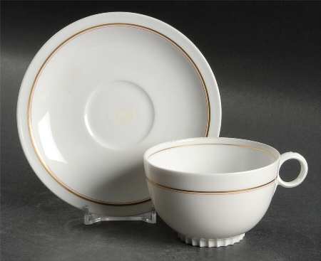 Hanover Flat Cup & Saucer Set
