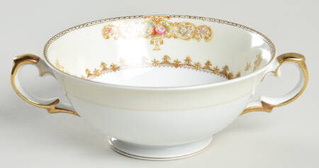Hastings Footed Cream Soup Bowl