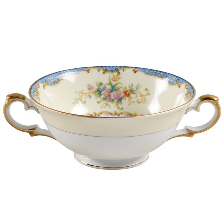 Hudson Footed Cream Soup Bowl