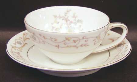 Lace Flat Cup & Saucer Set