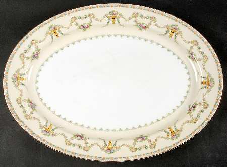 Laurel 16" Oval Serving Platter