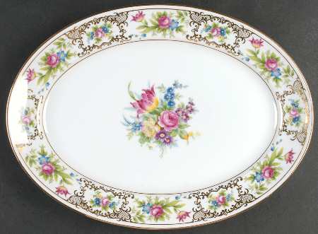 Lee Dresden 14" Oval Serving Platter