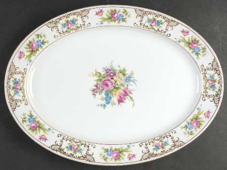 Lee Dresden 16" Oval Serving Platter