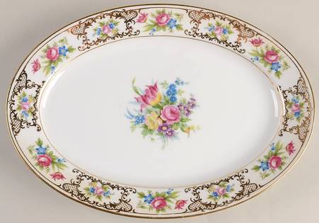 Lee Dresden 12" Oval Serving Platter