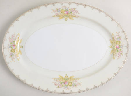 Linden 12" Oval Serving Platter by Meito
