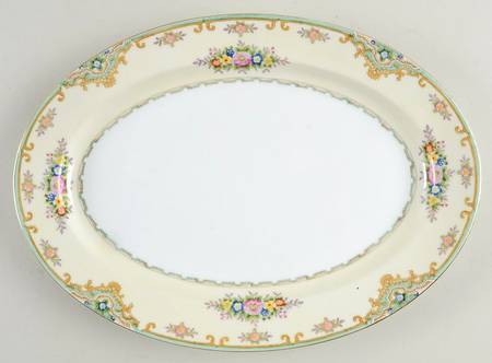 Lisbon 11" Oval Serving Platter by Meito