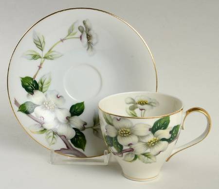 Livonia  Flat Demitasse Cup & Saucer Set