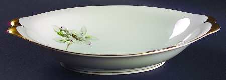 Livonia  12" Oval Vegetable Bowl by Meito