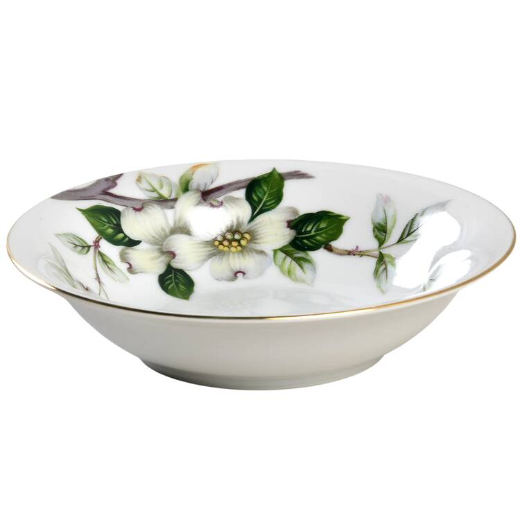 Livonia (White Background) Fruit/Dessert (Sauce) Bowl
