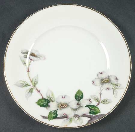 Livonia (White Background) Bread & Butter Plate