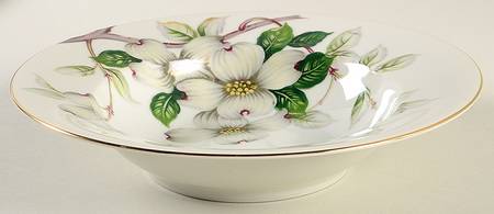 Livonia (White Background) Rim Soup Bowl