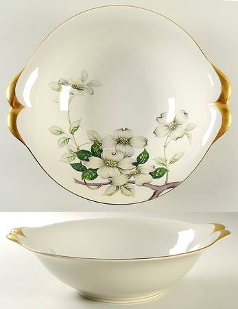 Livonia (White Background) 10" Round Vegetable Bowl